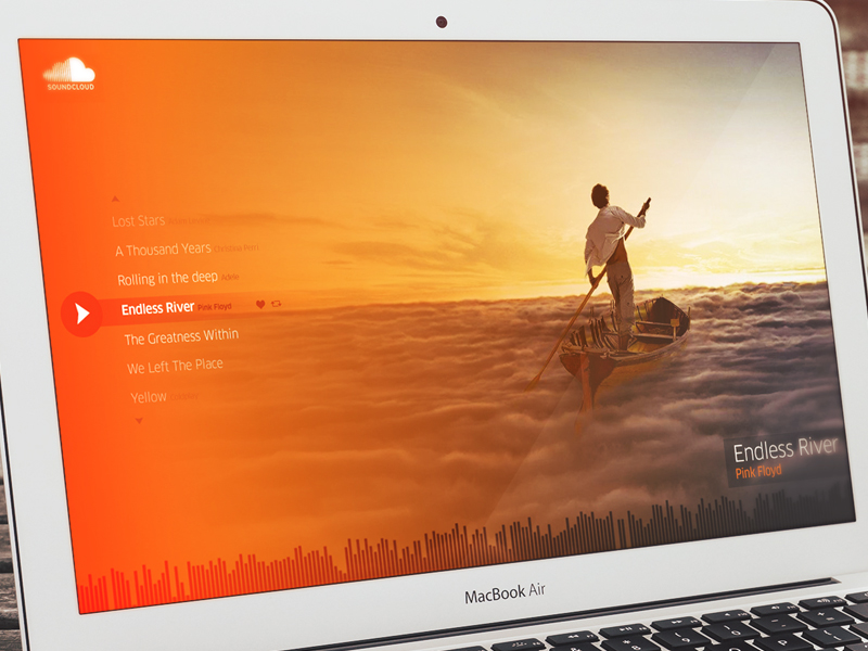 soundcloud redesign, simler soundcloud
